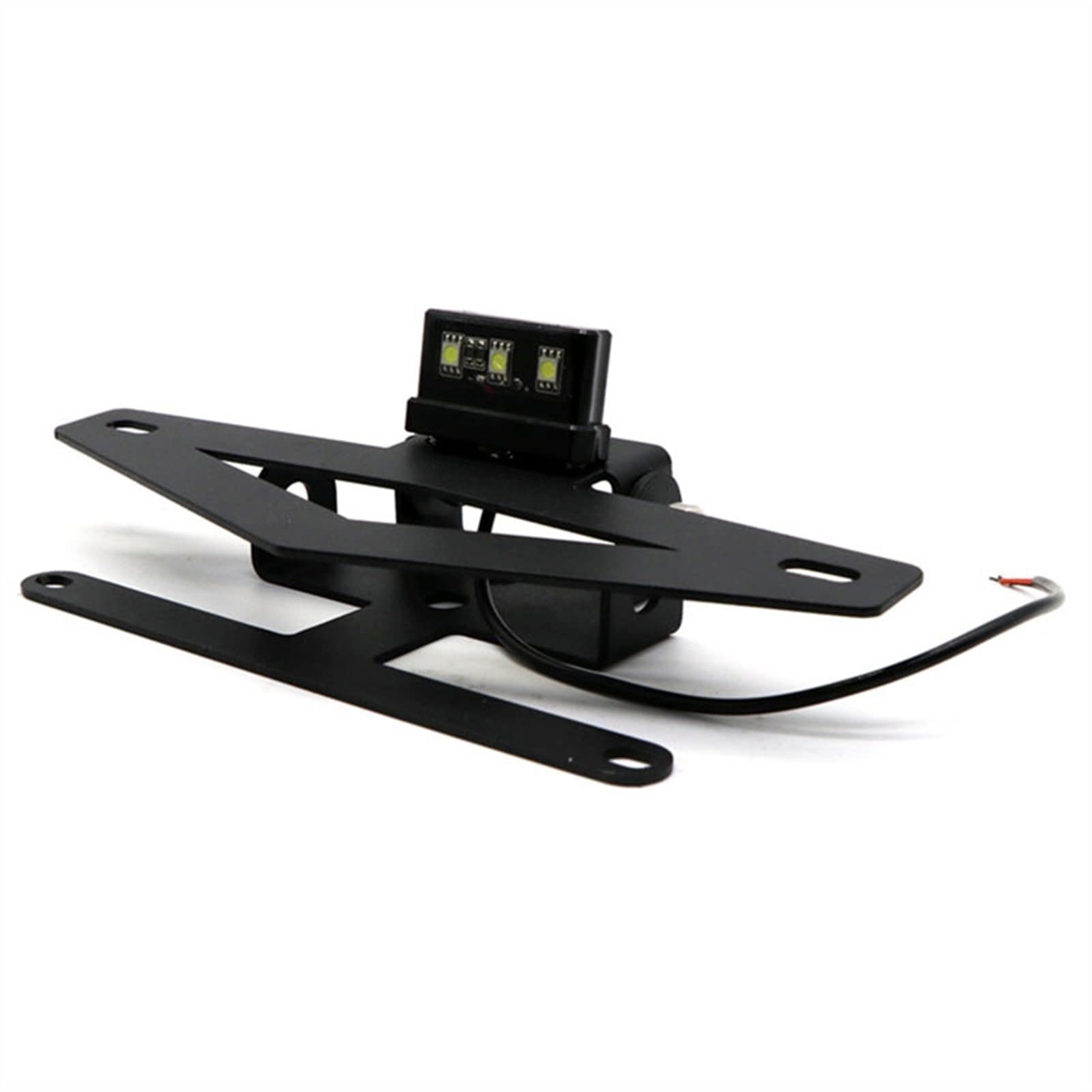 Support De Plaque D'Immatriculation Arrière Court Pliant Pour Benelli 502C 752S - Accessoire Moto Robuste En Aluminium