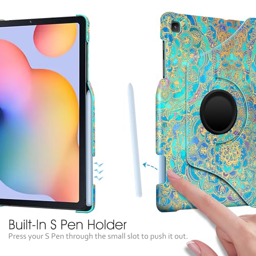 Fintie Hülle für Samsung Galaxy Tab S6 Lite 10,4 Zoll 2024/2022/2020 Tablet - 360 Grad verstellbare Schutzhülle mit S Pen Halter… – Ansicht 3