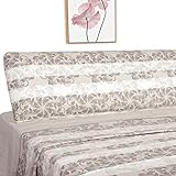 JUEGO DE SÁBANAS: Incluye 3 piezas: Sábana Bajera con esquina ajustable, Sábana encimera y Funda de almohada larga. Que se adaptan perfectamente al tamaño de la cama según sus medidas.