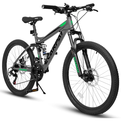 Ecarpat 26 Inch Full Suspension Mountain Bike...