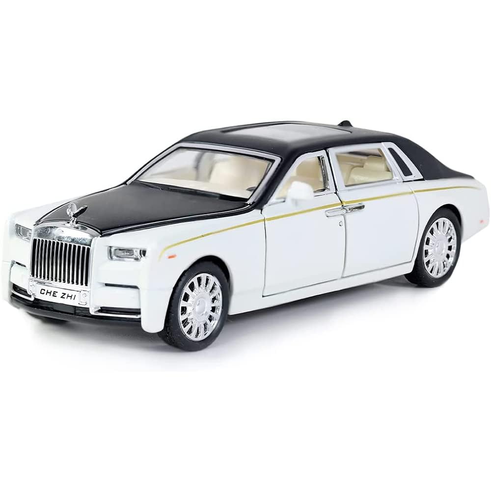 UKAXA Exclusive Diecast Alloy Metal Pull Back Die-cast Car 1:32 New R R Phantom Diecast Metal Pullback Toy car with Openable Doors & Light,Music Boys for Kids (B0C9TZ6P8S) Amazon Price History, Amazon Price Tracker