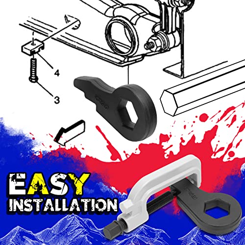 Ksp Torsion Bar Key, Forged Torsion Bar Keys Lift Kit Adjustable 1"-3"Torsion Key For Silverado Sierra 1500Hd 2500Hd 3500Hd 8 Lug #TOP4