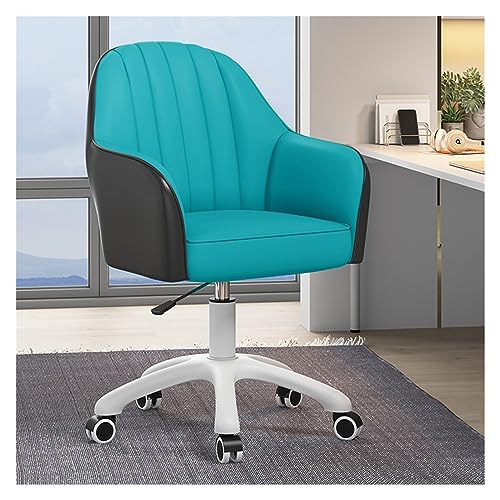 Chaise de bureau pivotante en cuir PU réglable en hauteur