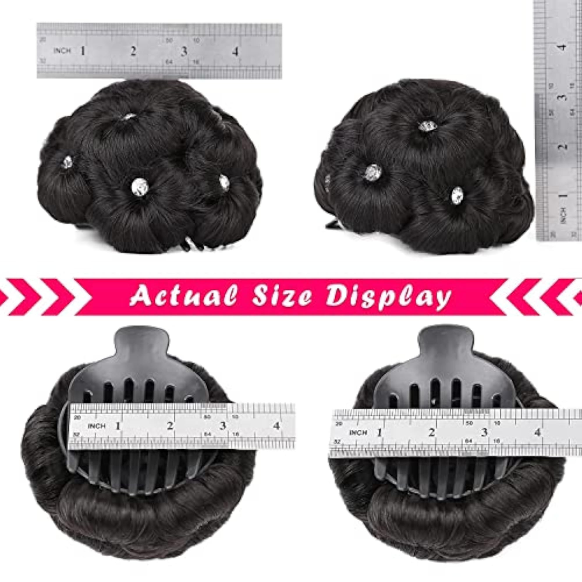 Synthetic Hair Bun Extension Chignon, Hair Accessories