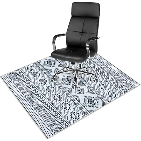 Anidaroel Office Chair Mat for Hardwood Floor, 48"x60" Desk Rugs for Rolling Chair, Anti-Slip Backing Desk Chair Mat for Hard Floors, Large Floor Protector for Home Office Cover