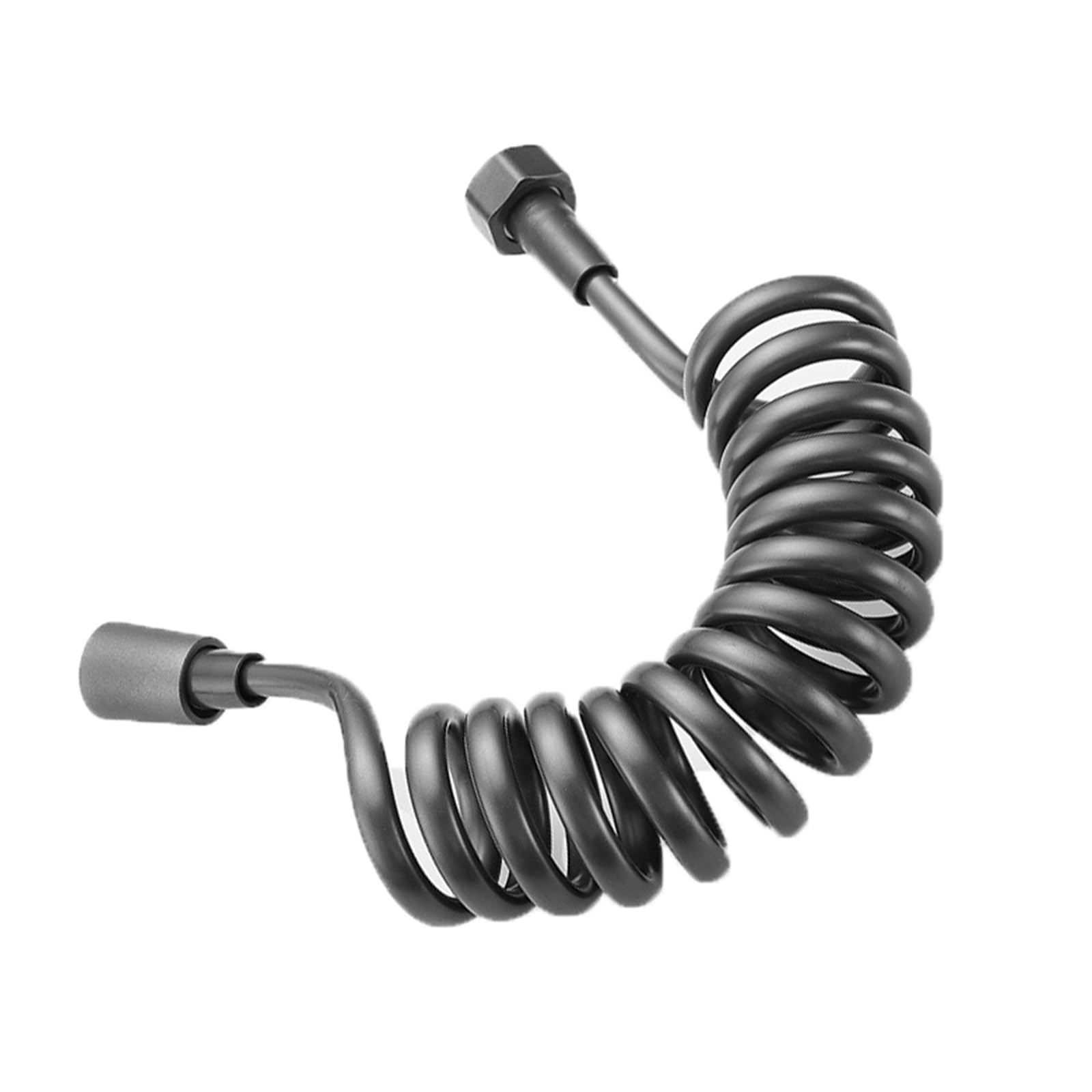 Tymyw Grey Bidet Hose For Toilet Flexible Shower Hose Retractable Shower Hose Spiral Hose Bidet Sprayer Spring Hose,,1.5M