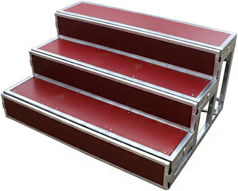 RR-YRL Movable Folding Stand Stage Ladder, Used for School Chorus/Photo Group, with Baffle, Easy To Install