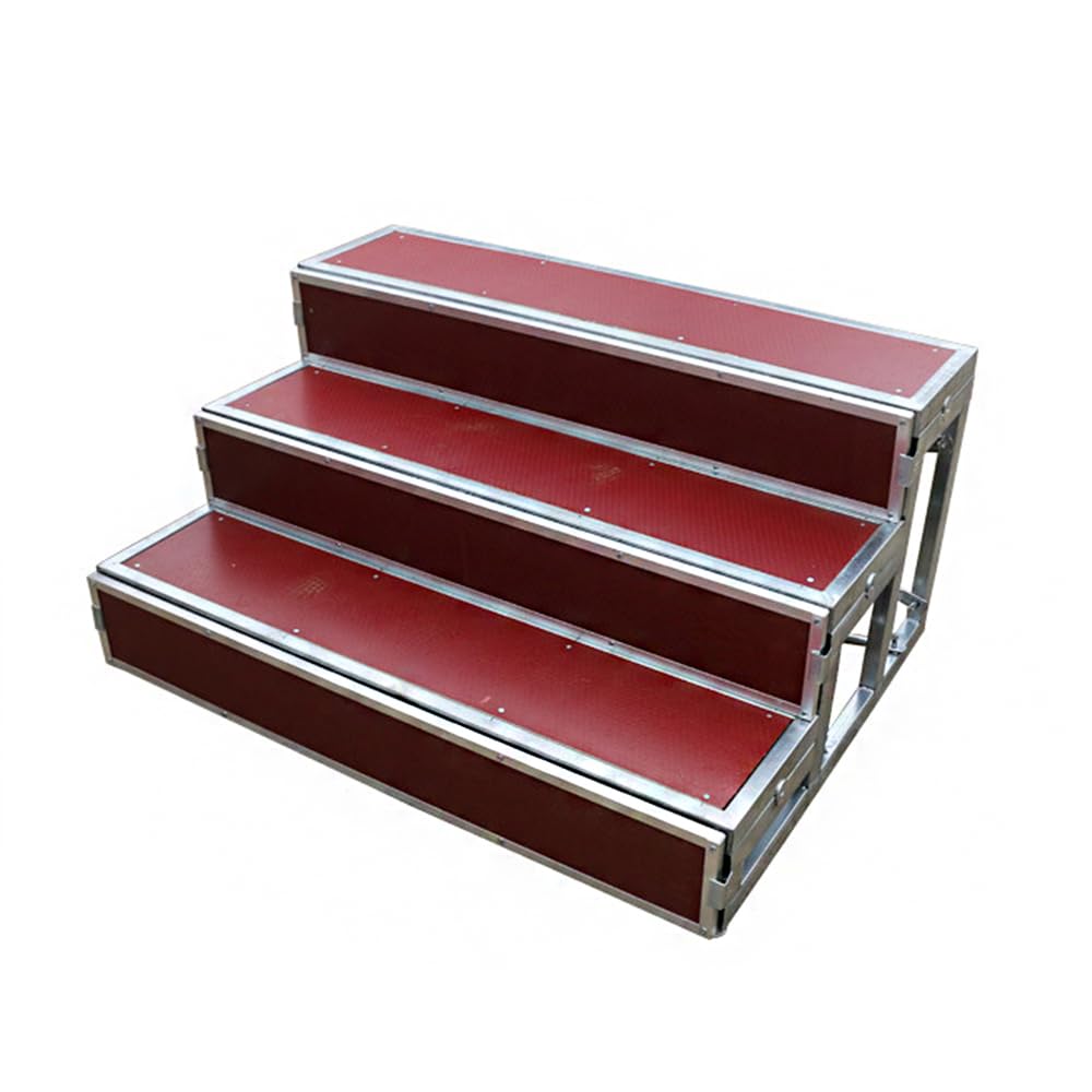RR-YRL Movable Folding Stand Stage Ladder, Used for School Chorus/Photo Group, with Baffle, Easy To Install