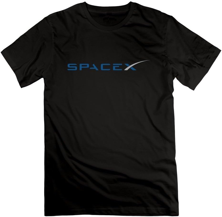SpaceX Logo T-shirts Black For Men