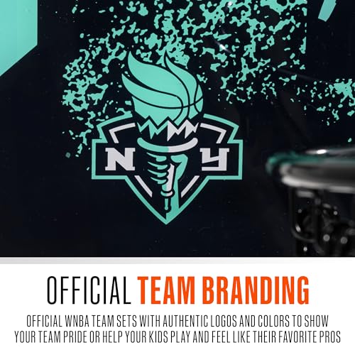 Franklin Sports WNBA Over the Door Basketball Hoop - New York Liberty - image 6