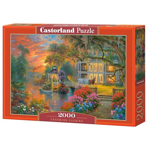 Puzzle Castorland Charming Evening de 2000 piezas un regalo perfecto de colección 2