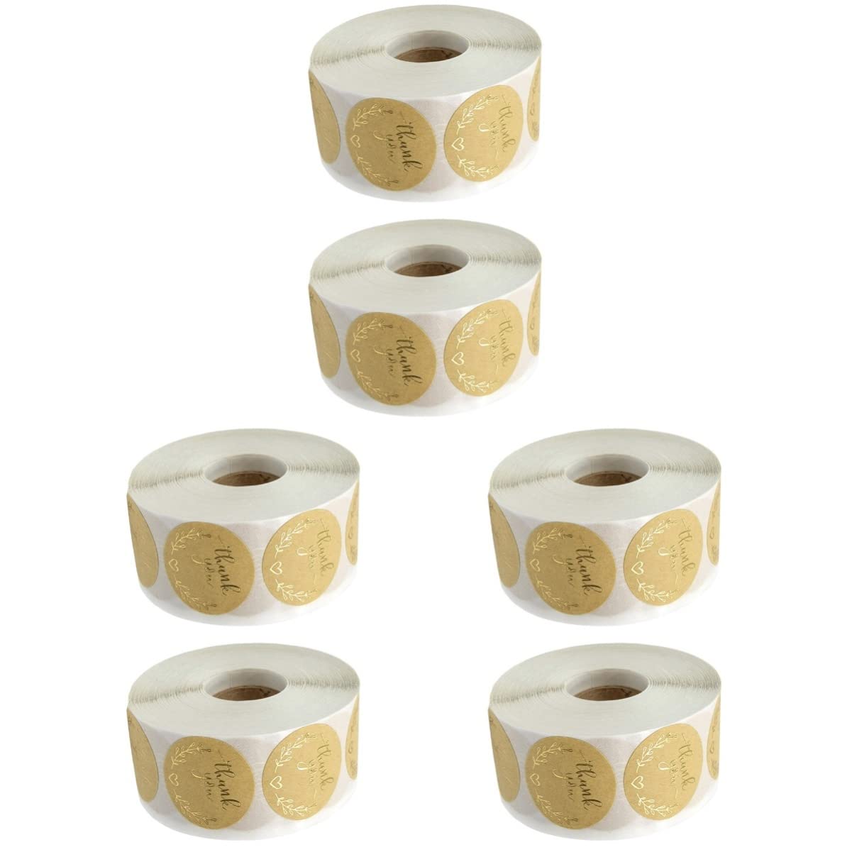 NUOBESTY 3 Set Di Etichette Adesive Di Tenuta Di Ringraziamento Per Piccole Forniture Aziendali Adesivi Decorativi Per Feste 2 * 3