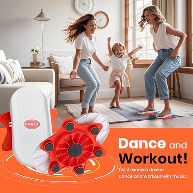 Ab Twist Board,Waist Twisting Disc-Twister Exercise Board,Ab Board Exercise -Waist Trainer Trimmer,Waist Twisting Disc for Ab Exercise Abs Core,Full Body Toning Workout Home Gym