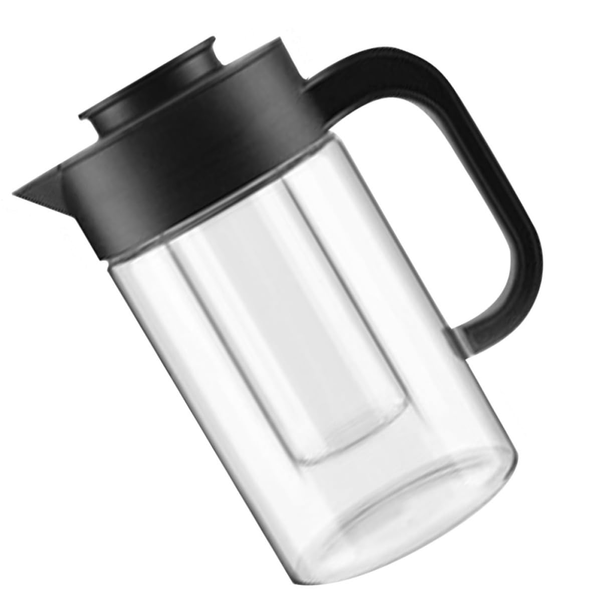 BESTYASH Jarra de Agua de Vidrio Transparente con Asa para Té y Jugo Resistente Altas Temperaturas Gran Capacidad para Uso Diario y Reuniones