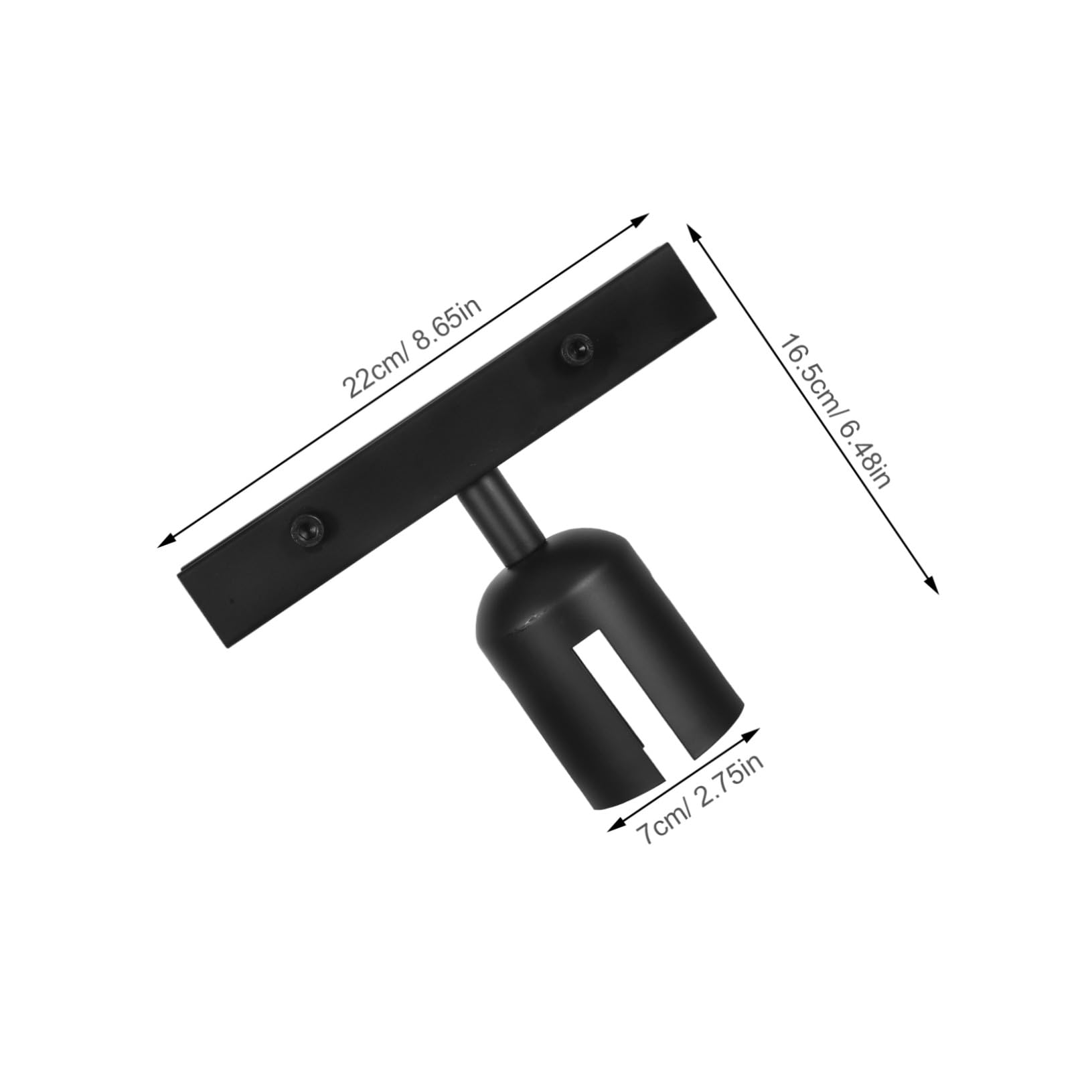PRETYZOOM 4 Piezas titular de la muestra signo de stand de soporte de signo de Stanchion soporte de cartel de barrera de cinturón Titular de la señal universal Acero inoxidable Negro