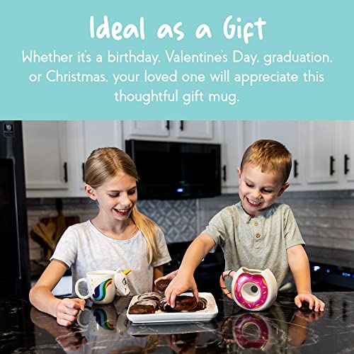 Infloatables Color-Changing Donut Mug - Donut Coffee Mug For Women Men - Cute Funny Coffee Mug - Unique Coffee Mugs - Cool Novelty Birthday Gift And Christmas Gift - Novelty Coffee Mugs #TOP3