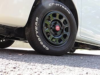 新品ホイール　14X5.0デイトナスチール　マットブラック4本セット　キャップ付 デイトナ 14インチ ホイール 4本セット センターキャップ付き 14