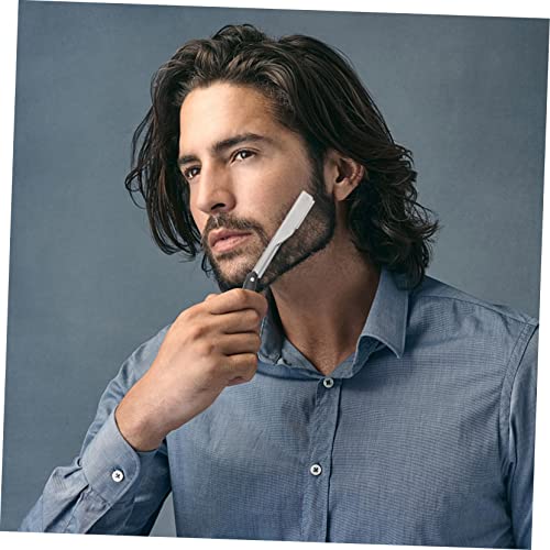 Beavorty 2Pcs Rasuradora De Barba Para Hombres Shave Machine For Men Beard Shaver Single Blade Razor Salon Razor For Men Folding Razor Blade Men Razor Manual Razor Metal Shaving Razor Arc #TOP4