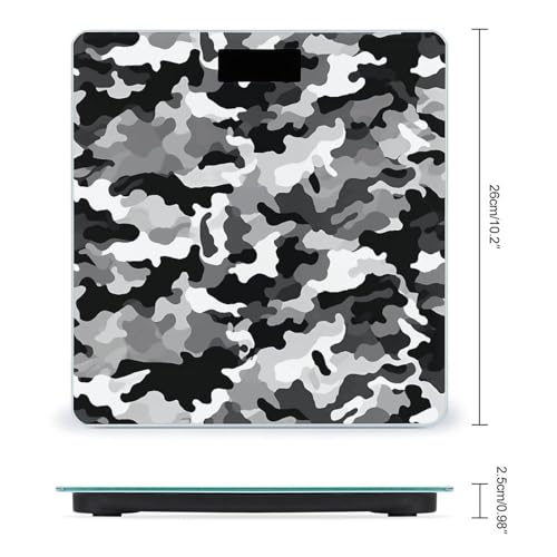 Báscula Digital de Baño 400 lb con Plataforma de Vidrio Templado miniatura 2
