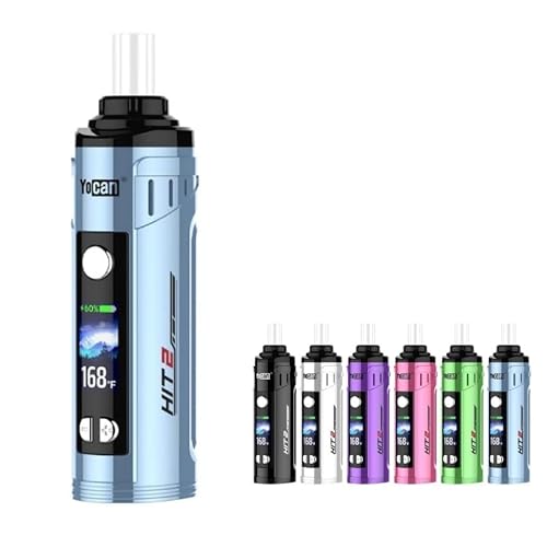 Yocan Hit 2 Dry Herb Vaporizer 1800mAh �h���C�n�[�u �x�|���C�U�[ ���[�L���� �q�b�g2 �Z���~�b�N�Η����I�[�u�� �������x���� 200-480°F(��93-249��) �}�O�l�b�g�}�E�X�s�[�X USB Type-C�[�d