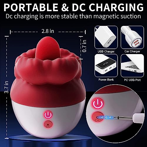 Erótico Língua Vibrador Sugador de Clitóris com Pulsação 9 Velocidades