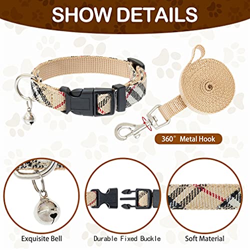 PUPTECK Adjustable Pet Harness Collar and Leash Set Step in for Small Dogs Puppy and Cats Outdoor Training and Running… - Image 5