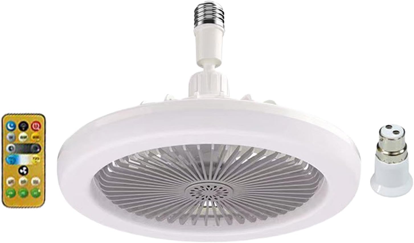 CLUB BOLLYWOOD® Ceiling Fan with Light E27 Dimmable LED Lighting Ceiling Fans for Study Home Gray Style B | Lamps Lighting & Ceiling Fans|Ceiling Fans | 1 Ceiling Fan with Light