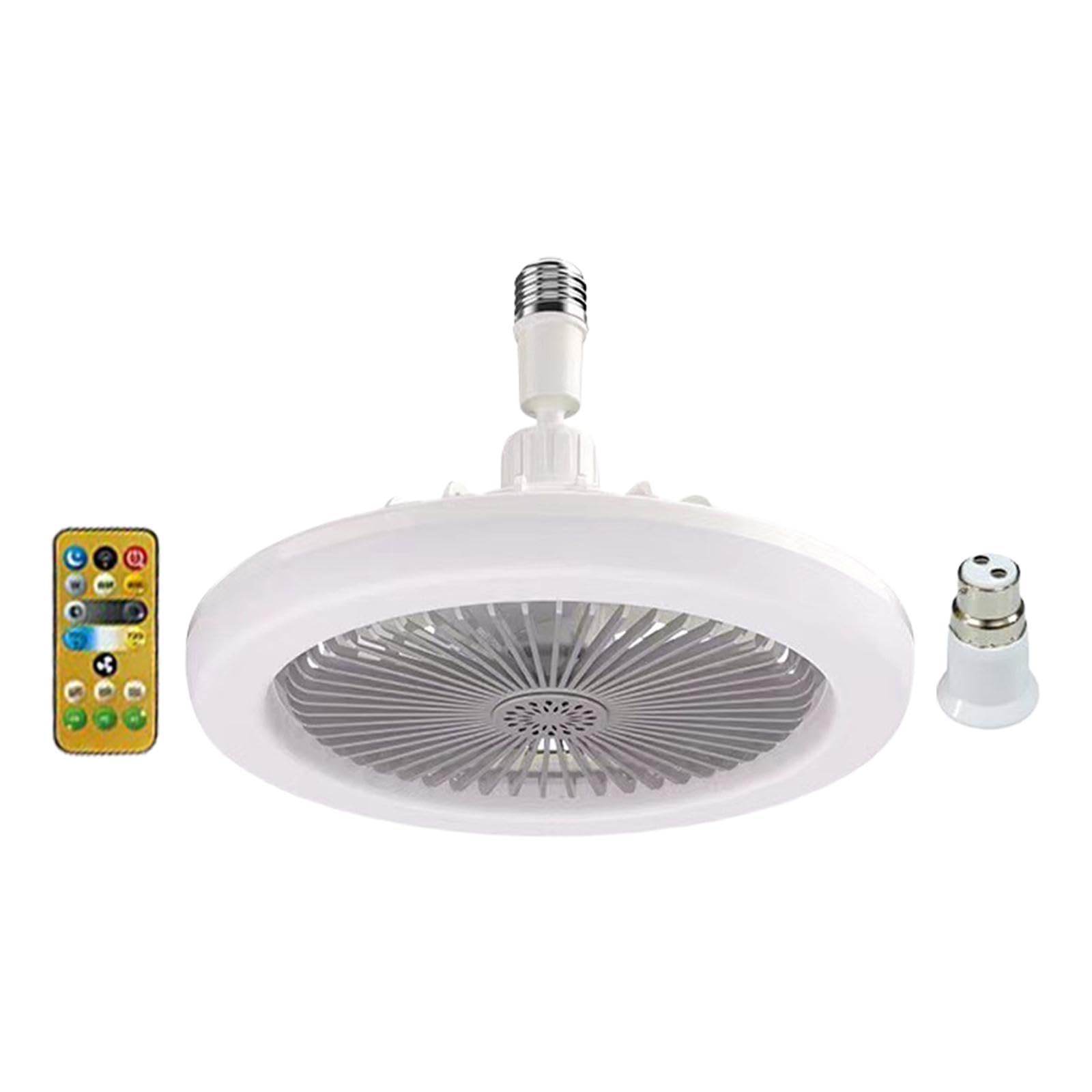 CLUB BOLLYWOOD® Ceiling Fan with Light E27 Dimmable LED Lighting Ceiling Fans for Study Home Gray Style B | Lamps Lighting & Ceiling Fans|Ceiling Fans | 1 Ceiling Fan with Light