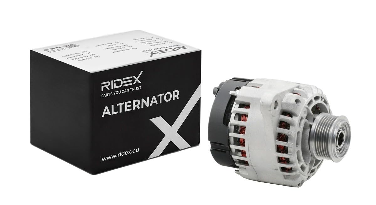Alternator Generator RIDEX 4G0038 140A 14V Kompatybilny z VAUXHALL Astra Mk V H Kombi A04 Astra Mk V H Sport Hatch A04 Vectra Mk II C Sedan Z02 Signum Z03 Zafira Mk II B A05
