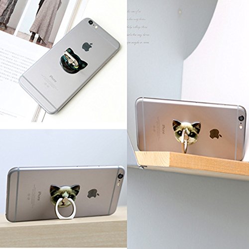 Olizee™ Adorable Cat Smart Phone Holder Universal Ring Stand Holder Anti Drop Ring For Iphone Ipad Samsung And More, Ragdoll Cat #TOP2