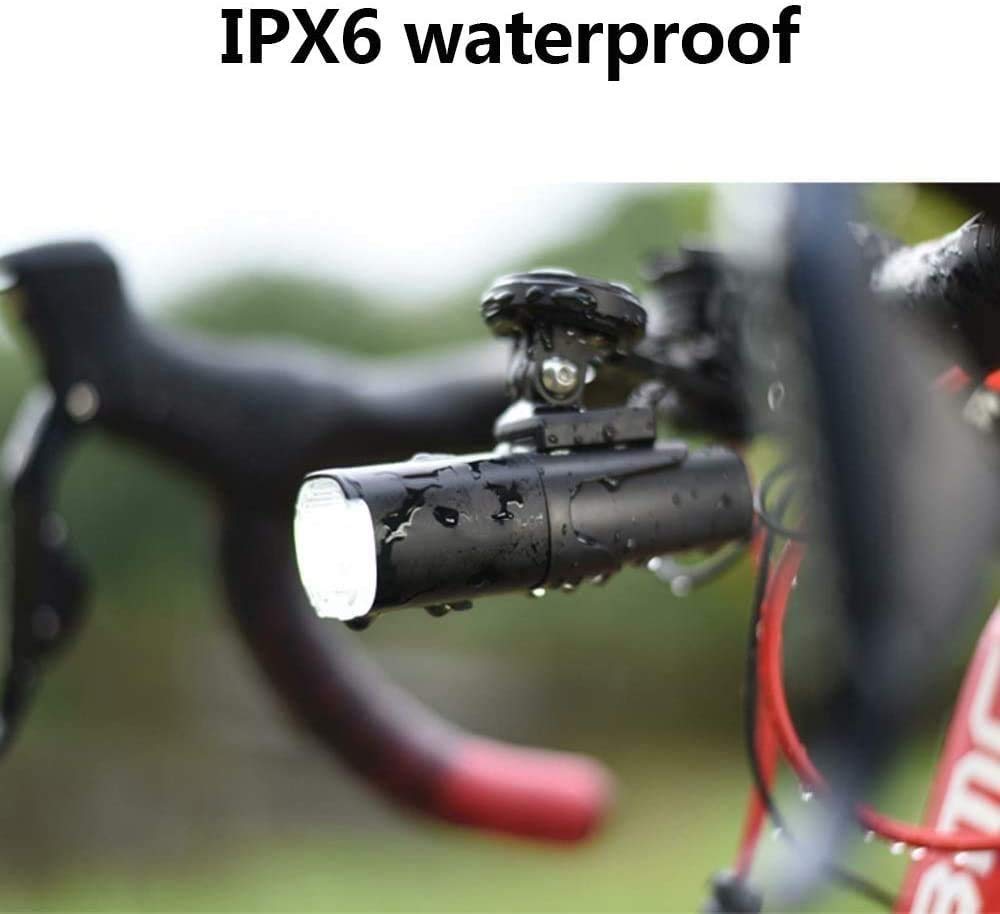 Luz de Bicicleta LED, Faro de 800 lúmenes Recargables USB súper Brillante, 5 Opciones de Modo de luz, fácil de Instalar para Hombres, Mujeres, niños, Caminos, Ciclismo de montaña.