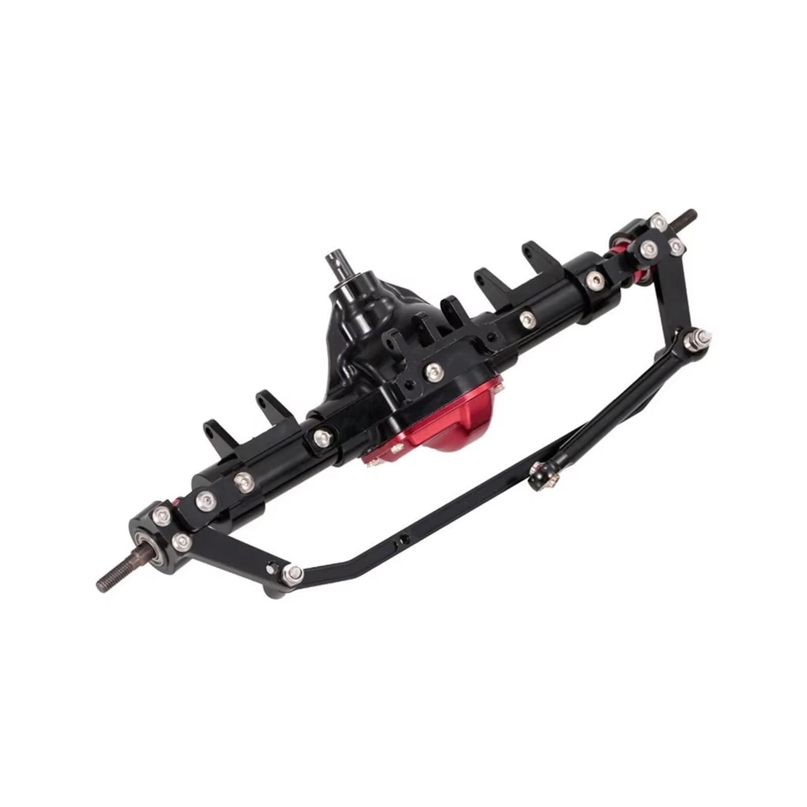 Ejes RC Compatible con Axial para SCX10 Piezas De Actualización para Coche RC Crawler 1:10, Accesorios De Eje Delantero Y Trasero De Metal CNC para Coche RC(Front)