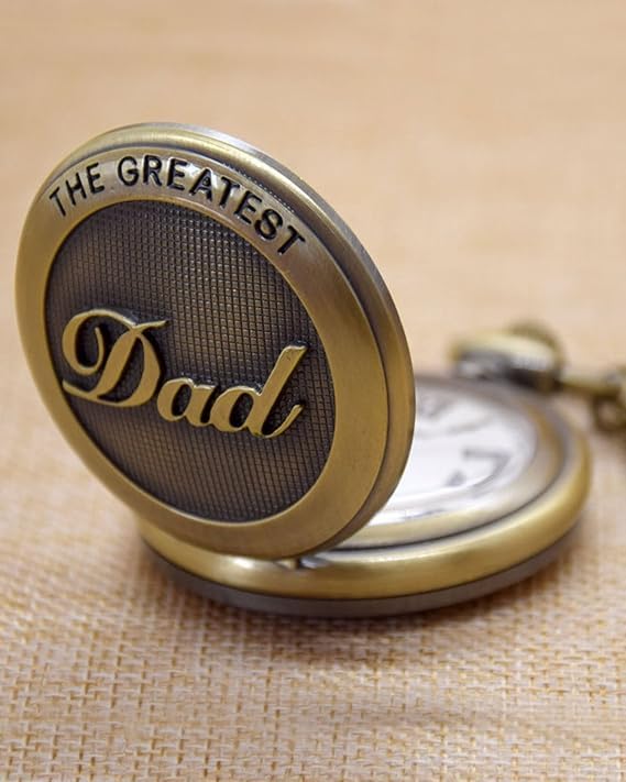 Image of Pocket Watch Metal Keychain Retro Vintage for Gifting With Key Ring Anti-Rust
