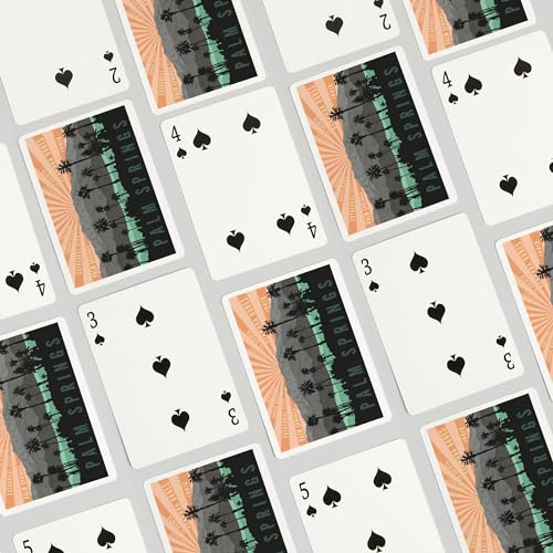 Baraja de 52 naipes Palm Springs Palm Trees Poker miniatura 4