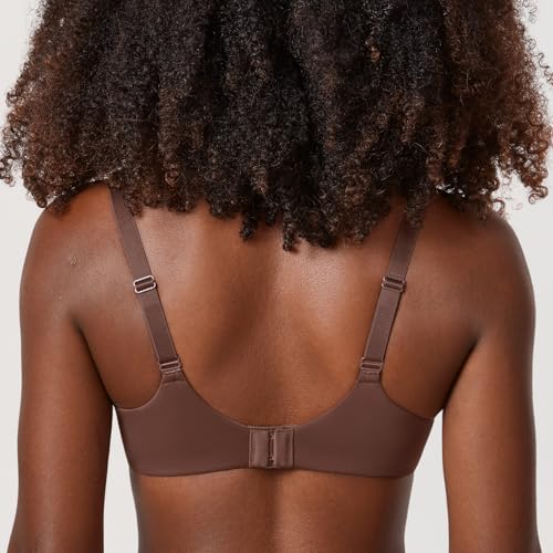 Image of DELIMIRA Minimizer Bras for Women Full Coverage Plus Size Underwire Unlined Supportive Seamless Bra