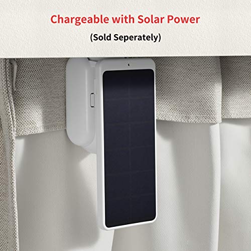 SwitchBot Curtain Smart Electric Motor - Wireless App or Automate Timer Control, Add Hub Mini/Plus Compatible with Alexa, Google Home, HomePod, IFTTT (Rod-Rail, White)