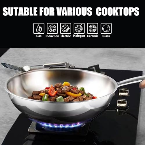 Titanium Wok, sartén de titanio puro para cocinar miniatura 6