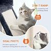Allewie 81 Inches Tall Cat Tree/Multi-Level Large Climbing Tree House and Towers for Big Feline/Condo and Hammock/Scratching Post/Wide Base/Dark Grey
