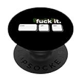 IT Ctrl Alt Del Buttons Keys Computer Keyboard PC Gift PopSockets Grip and Stand for Phones and Tablets
