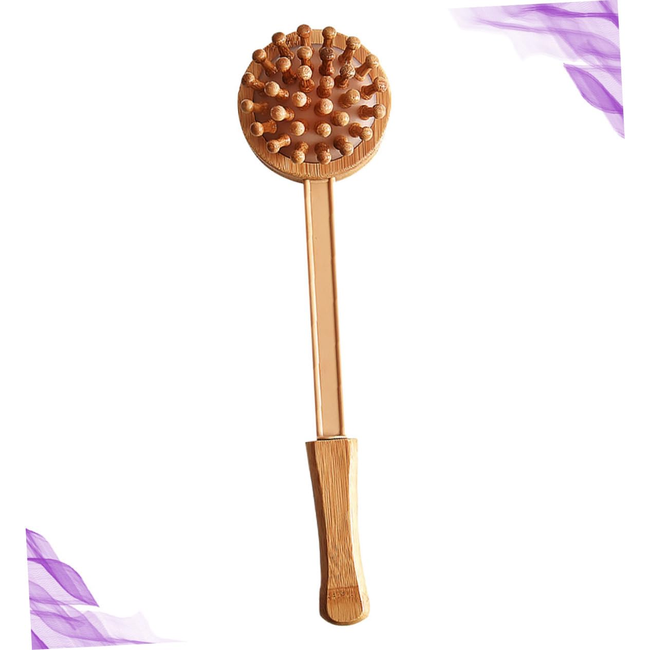 NULYLU Bamboo Massager Stick Therapy Hammer Deep Tissue Massage Neck Massager for Health Relaxation