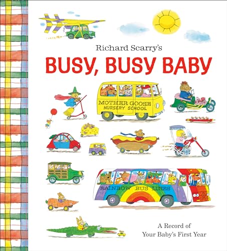 Image of Richard Scarry's Busy, Busy Baby: A Record of Your Baby's First Year: Baby Book with Milestone Stickers