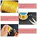 203 Feet Tarnish Resistant Copper Wires 24 Gauge/0.5mm Jewelry Craft Wires Beading Wire for Jewelry Making, Wire Wrapping and Crafting (Gold)