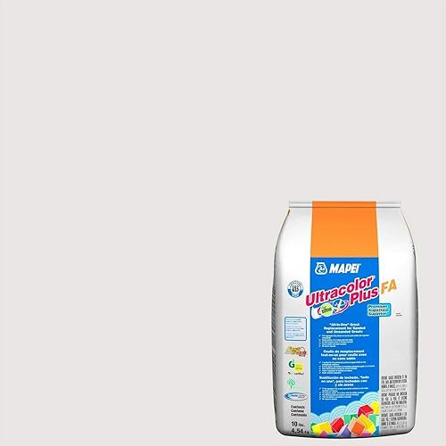 Miniatura 3 de MAPEI Ultracolor Plus FA - Lechada en polvo, 10 libras/bolsa, (38 avalancha)