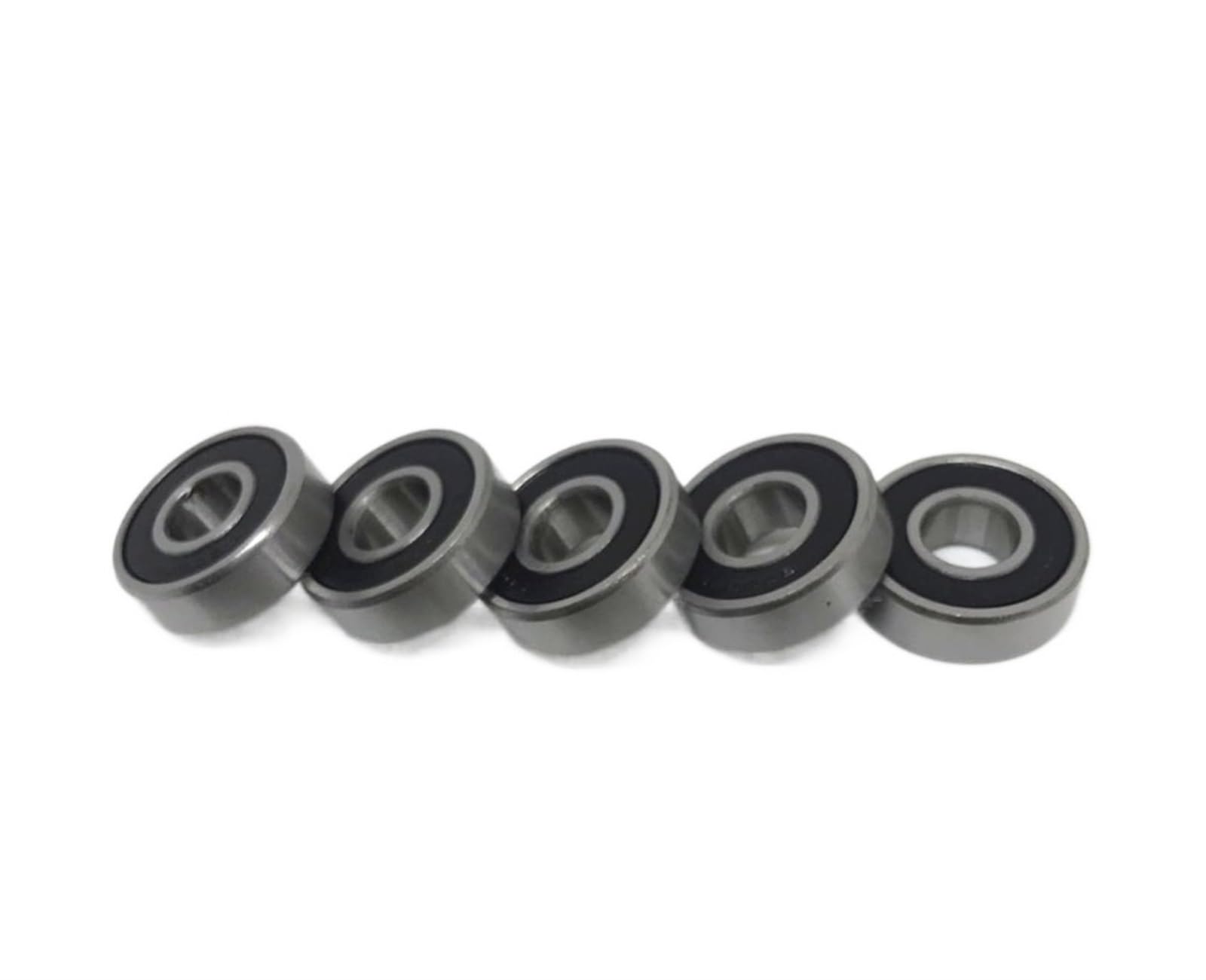 HYUJNAFZR Bimetal Seal Shield Micro deep Groove Bearing 10pcs 6001RS 12x28x8mm Deep Groove Ball Bearing