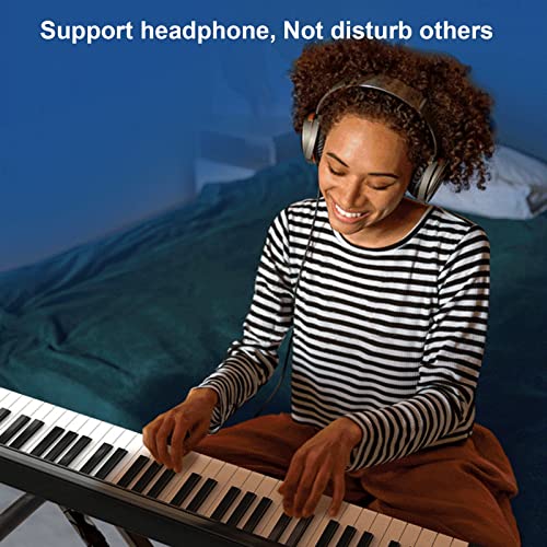 Piano numérique pleine grandeur à 61 touches Clavier électrique portable Piano Prise en charge des haut-parleurs intégrés Bluetooth Connexion MIDI Comprend un pupitre, une pédale de sustain, un sac de - Les Beatles, Paul McCartney, John Lennon, RIngo Starr, George Harrison Piano numérique pleine grandeur à 61 touches Clavier électrique portable Piano Prise en charge des haut-parleurs intégrés Bluetooth Connexion MIDI Comprend un pupitre, une pédale de sustain, un sac de – Image 4