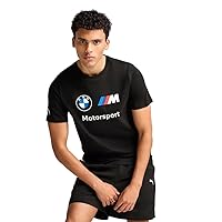 PUMA Maglietta da Uomo con Logo BMW MMS Ess (Confezione da 1)