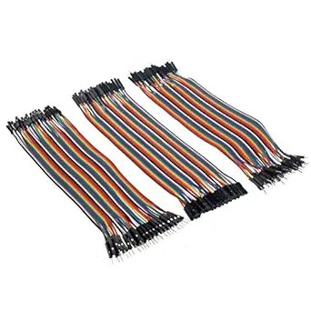 ApTechDeals Jumper Wires Male to Male, Male to Female, Female to Female/breadboard jumper wires (40+40+40)