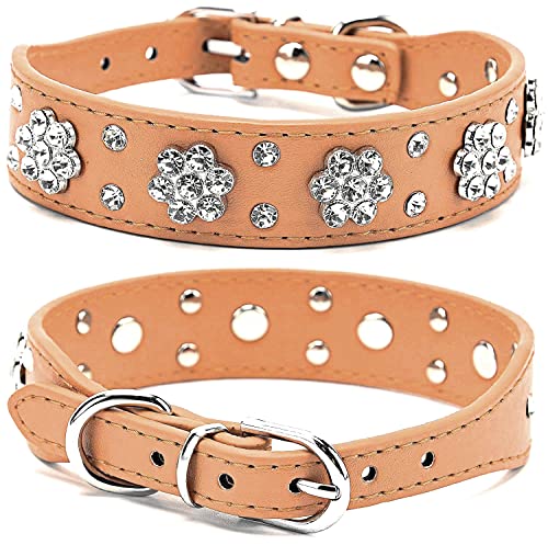 haoyueer Rhinestone Dog Collar