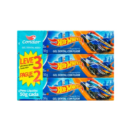 Condor Creme Dental Bambinos Gel Hotwheels Lv3Pg2