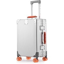 Aluminum Luggage 20inch &ndash; 2026 Upgrade Zipperless Suitcase with TSA Lock, 360&deg; Silent Spinner Wheels &ndash; Premium Aluminum-Magnesium Alloy Suitcase for Modern Travelers